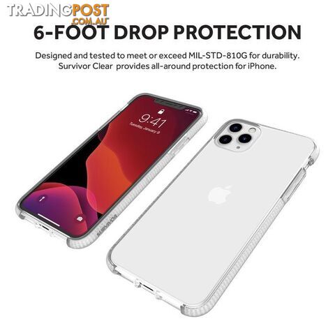 Griffin Survivor Clear for iPhone 11 Pro Max - Clear - Griffin - Clear - 191058106919