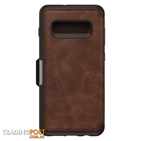 OtterBox Strada Folio Case For Samsung Galaxy S10+ - OtterBox - Espresso - 660543493679