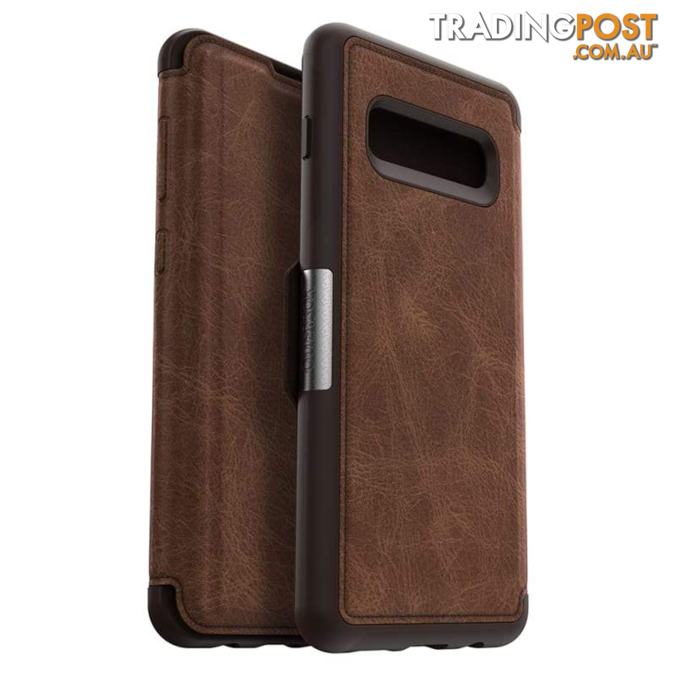 OtterBox Strada Folio Case For Samsung Galaxy S10+ - OtterBox - Espresso - 660543493679