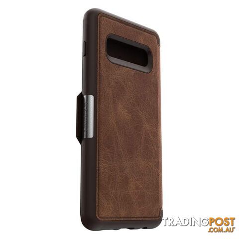 OtterBox Strada Folio Case For Samsung Galaxy S10+ - OtterBox - Espresso - 660543493679