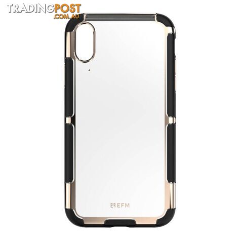 EFM Cayman D3O Case Armour For iPhone XR - Gold Trim - EFM - 9319655065441
