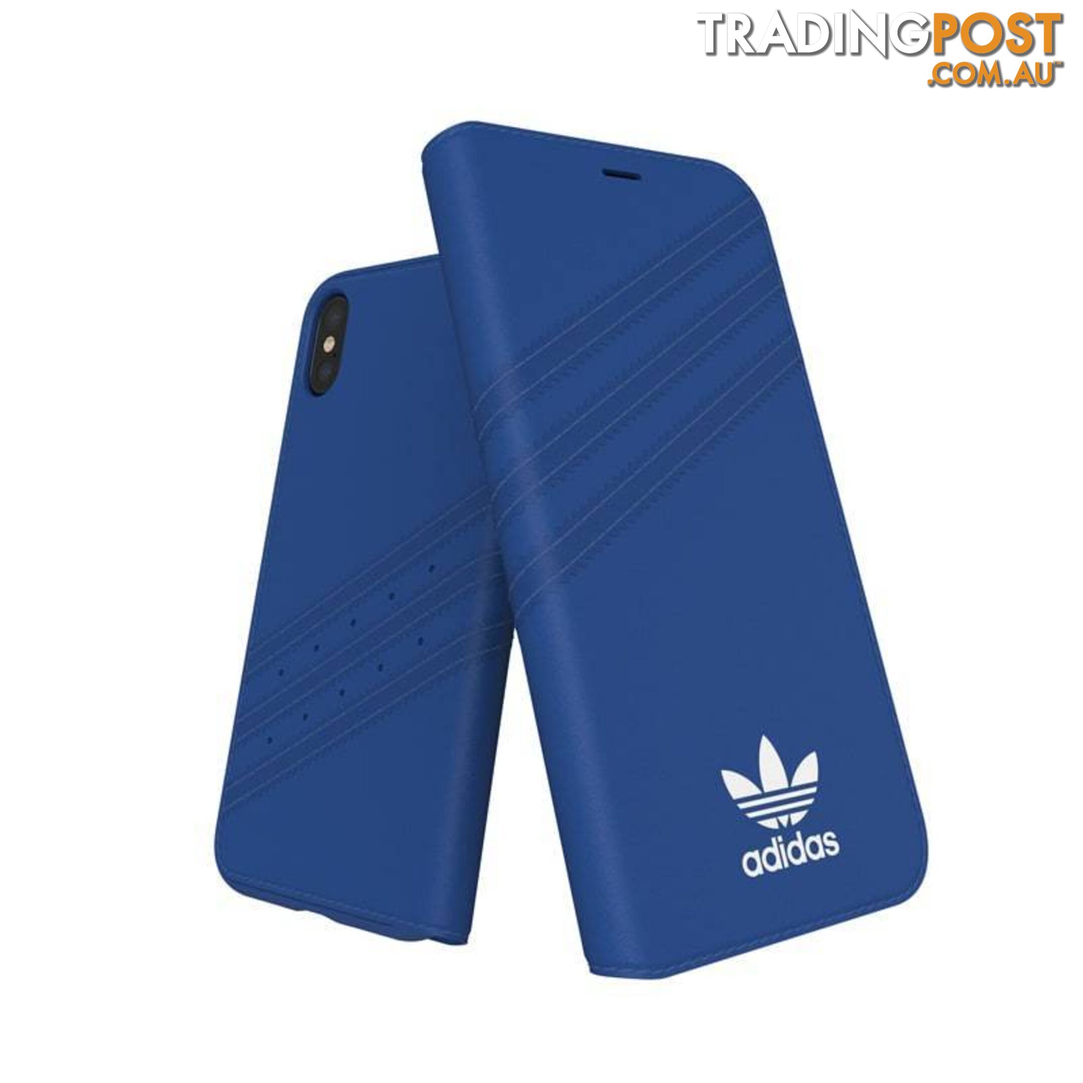 Adidas (Adidas) Clover Classic PU Leather Flip for iPhone X/Xs - Adidas - Red - 8718846047388