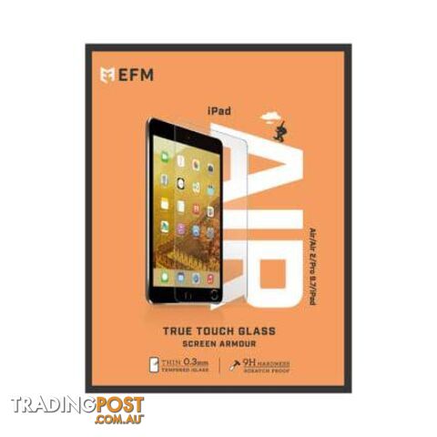 EFM GT True Touch Glass Screen Guard (SINGLE PACK) For iPad 9.7"/Pro 9.7" (2017/2018) - EFM - 9319655057514 - photo 2 of 2