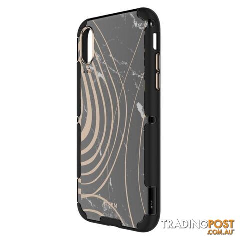 EFM Cayman InStyle D3O Case Armour For iPhone X/Xs - EFM - Black Marble - 9319655065519 - photo 2 of 7