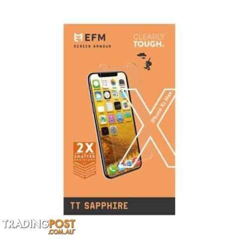 EFM TT Sapphire Screen Armour For iPhone Xs Max/11 Pro Max - EFM - Black - 9319655066035 - photo 2 of 4