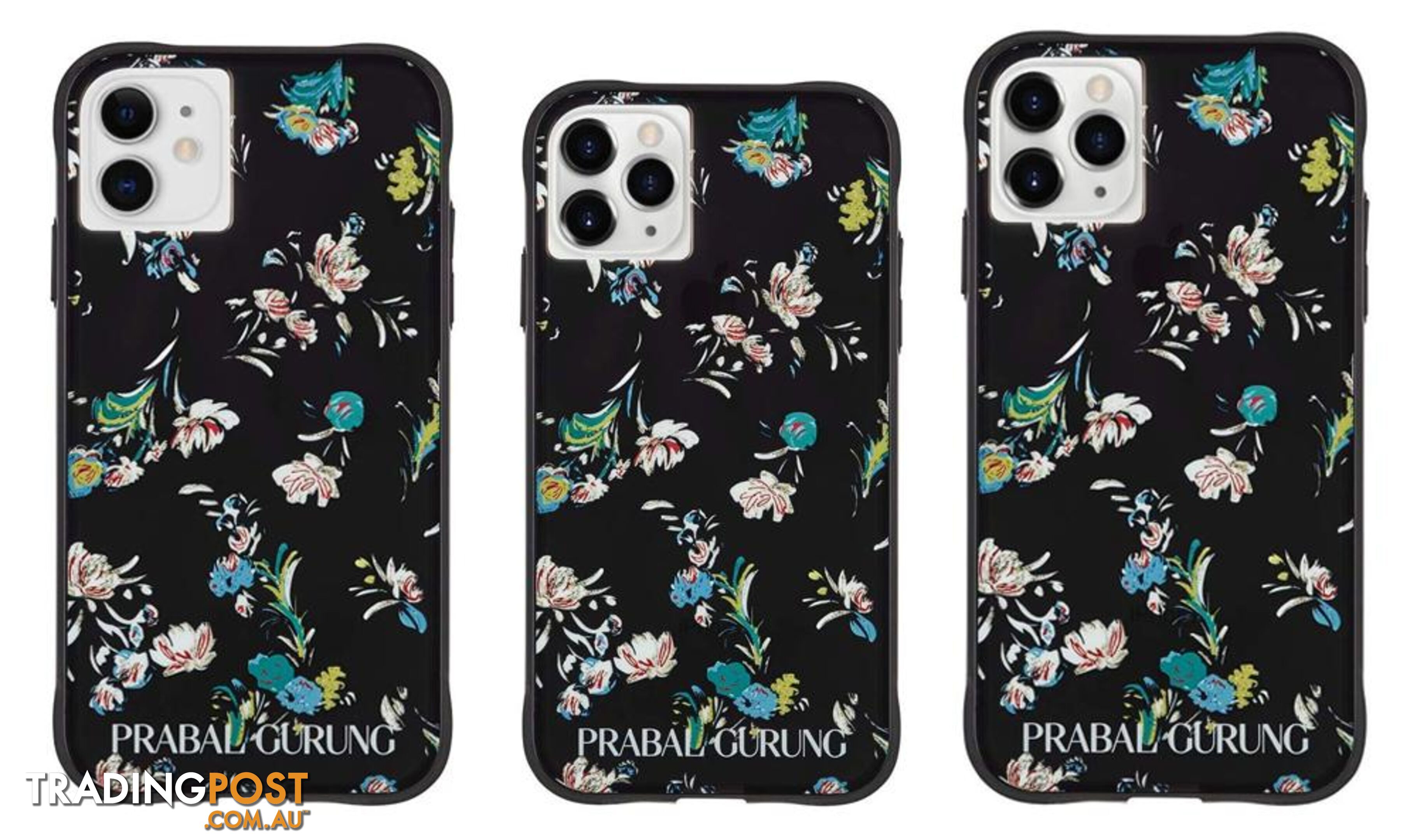 Case-Mate Prabal Gurung Case For iPhone 11 Pro Max - Case-Mate - Black Floral - 846127189149