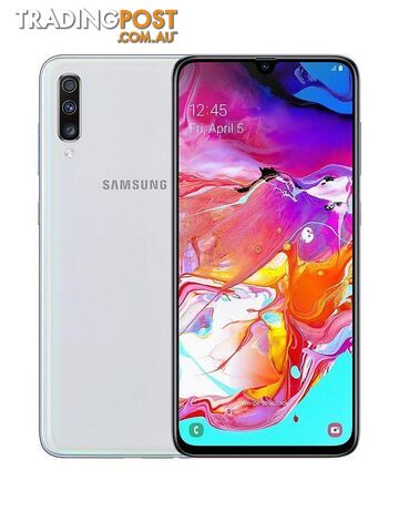 Samsung Galaxy A70 (6.7", 32MP, 4500mAh, 128GB/6GB) Brandnew - White