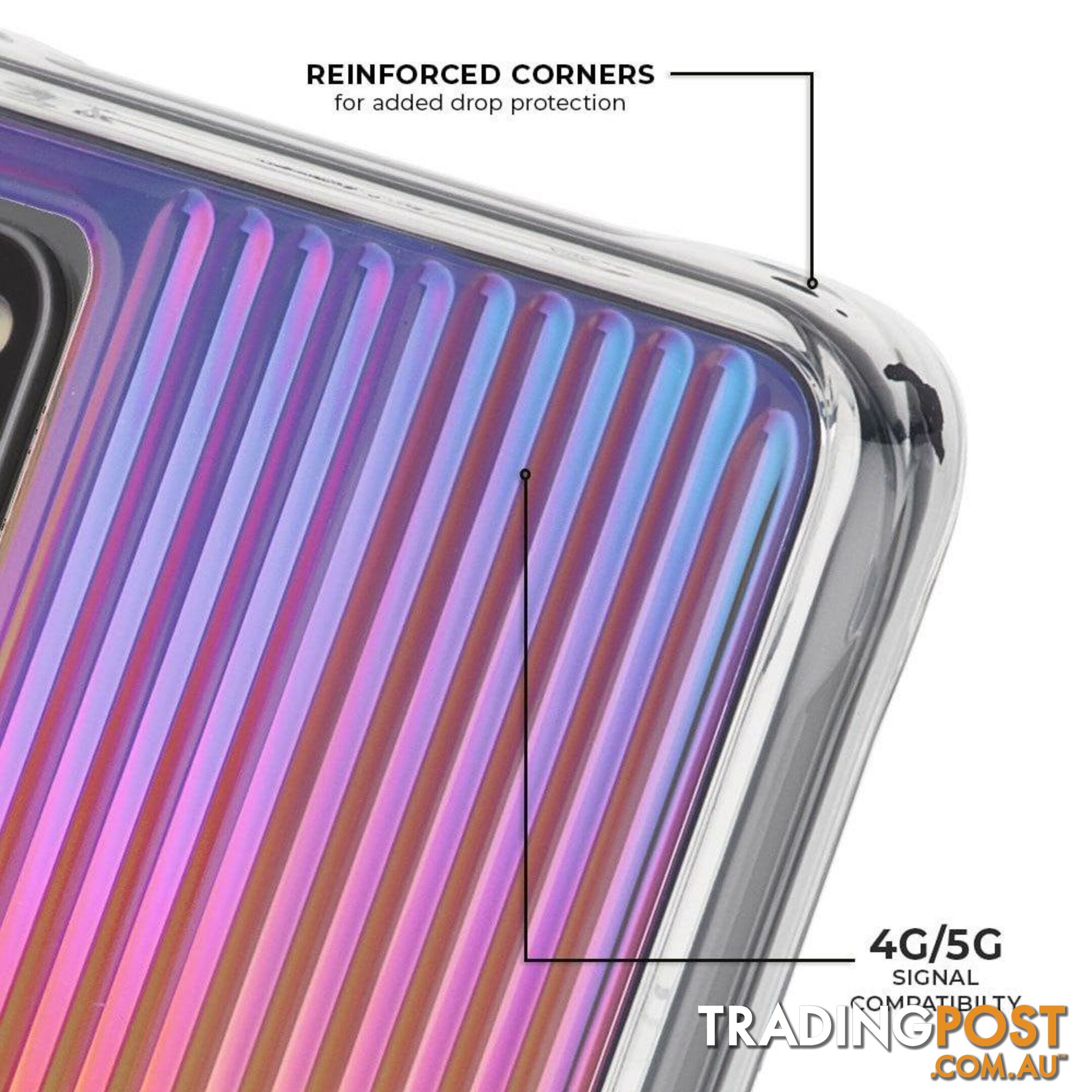 Case-Mate Tough Groove Case For Samsung Galaxy S20+ - Case-Mate - Iridescent - 846127192316