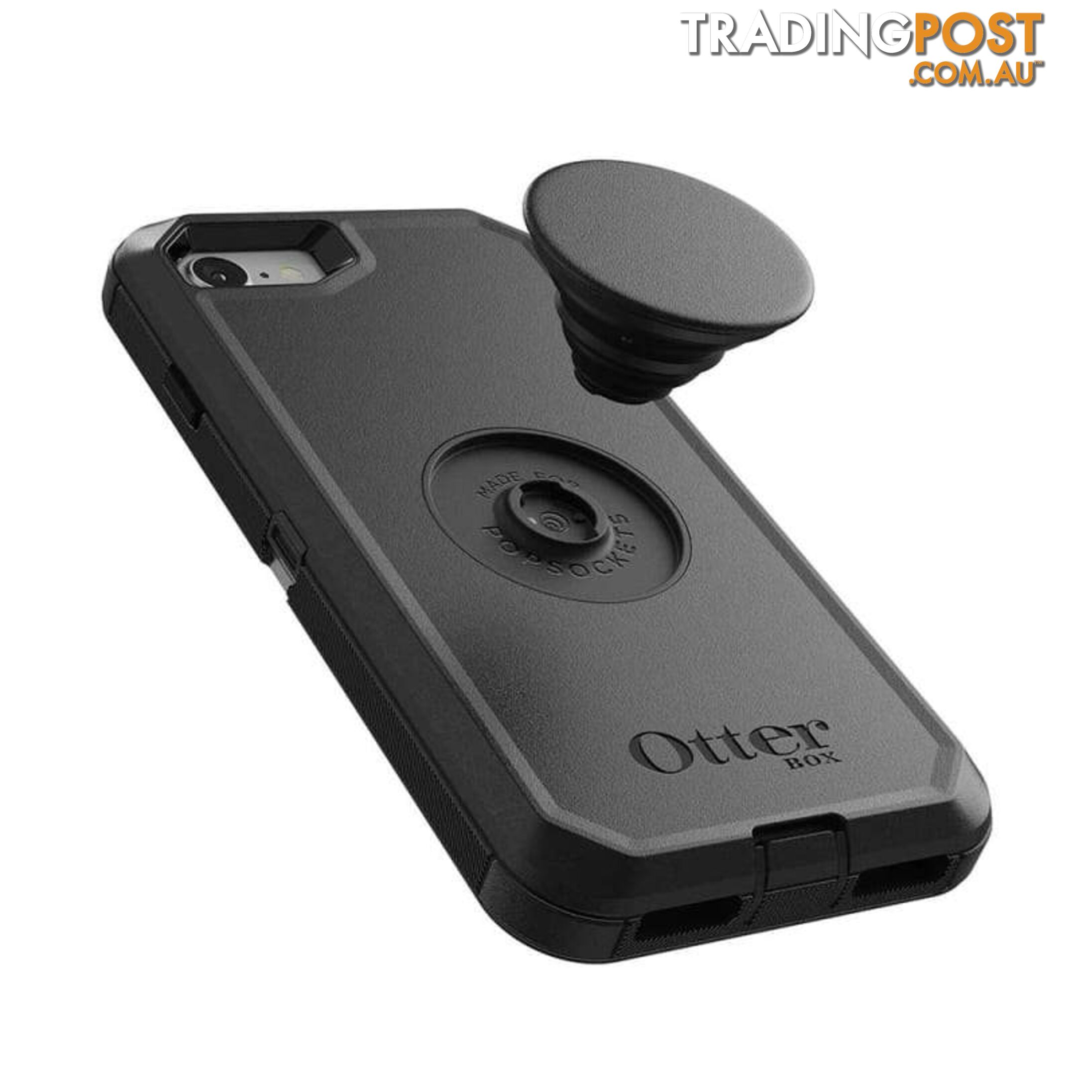 OtterBox Otter + Pop Defender Case For iPhone 7/8/SE - OtterBox - Black - 660543498735