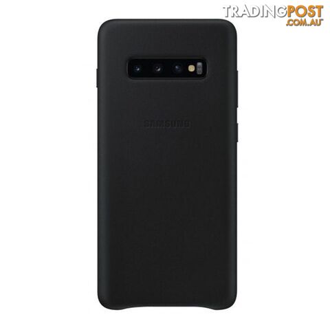 Samsung Leather Cover For Samsung Galaxy S10e - Samsung - Black