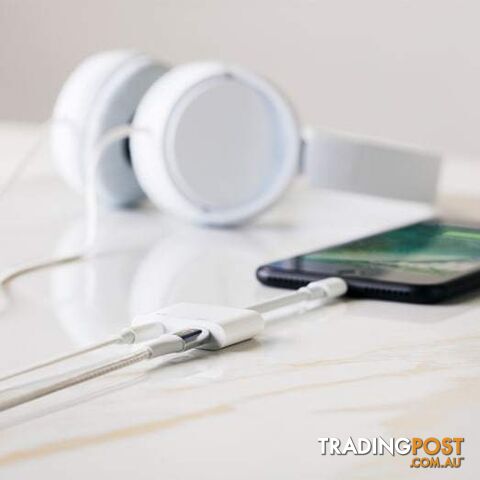 Belkin 3.5 mm Audio + Charge RockStar - White - Belkin - 745883734108