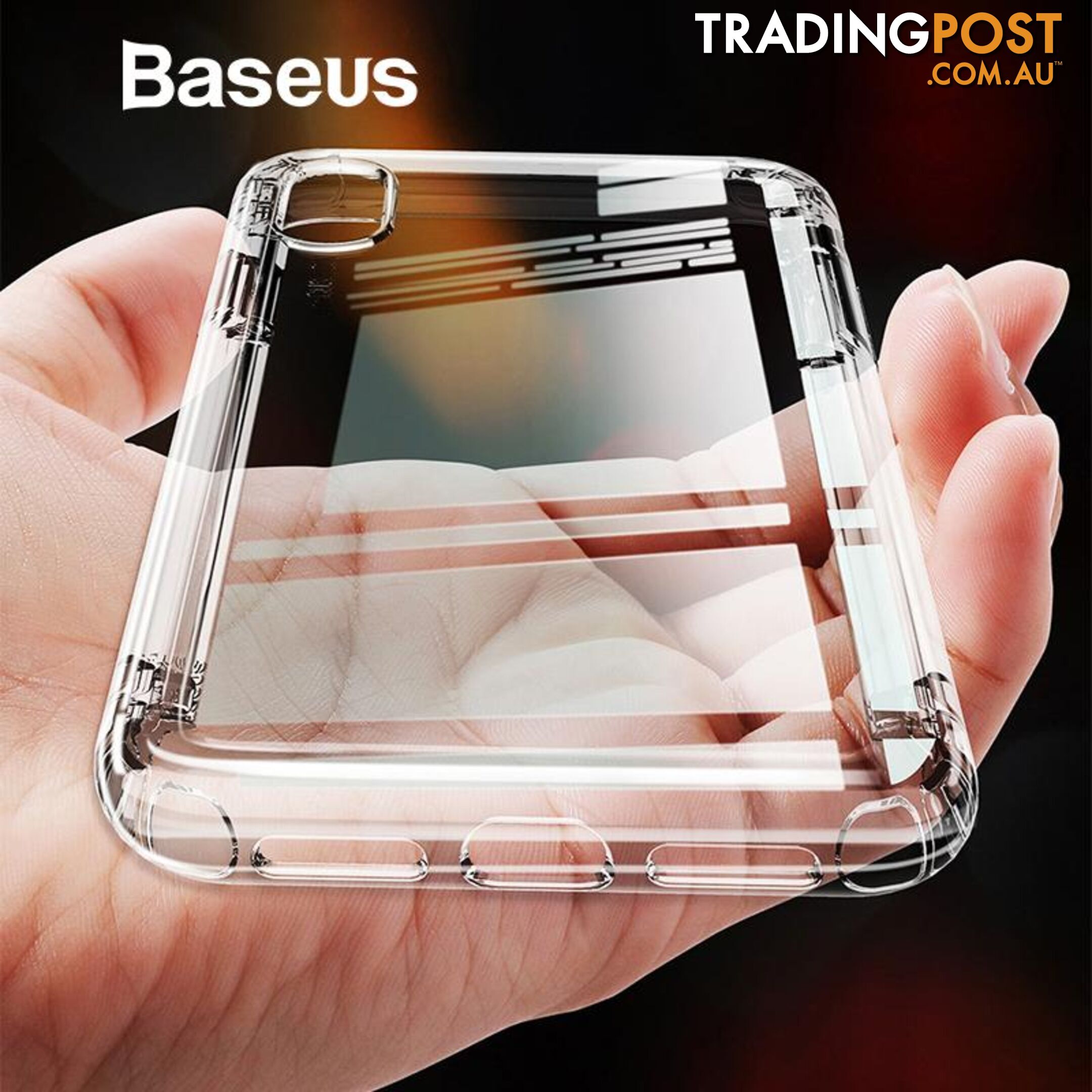 Baseus Safety Airbags Case For iPhone 11 Pro Max - Baseus - Clear