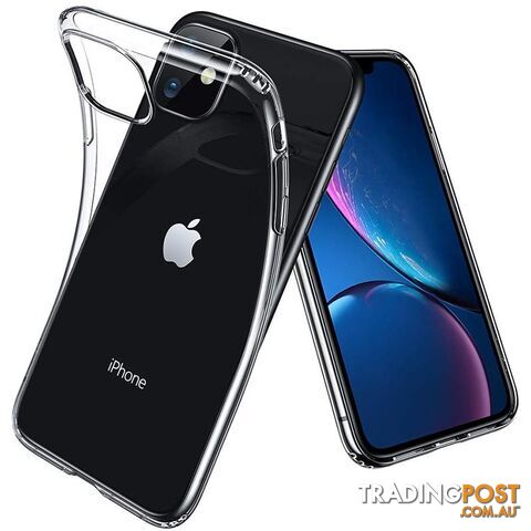 Soft Silicone Rubber Case - Clear for iPhone 11 Pro - OZ