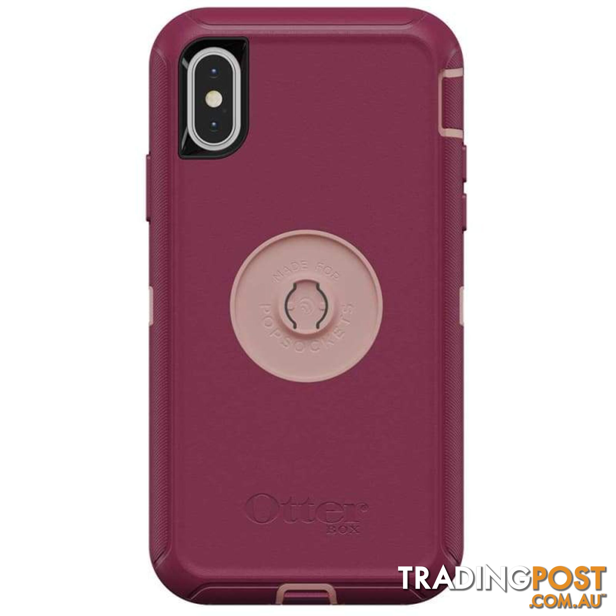 OtterBox Otter + Pop Defender Case For iPhone Xs Max - OtterBox - Black - 660543498872