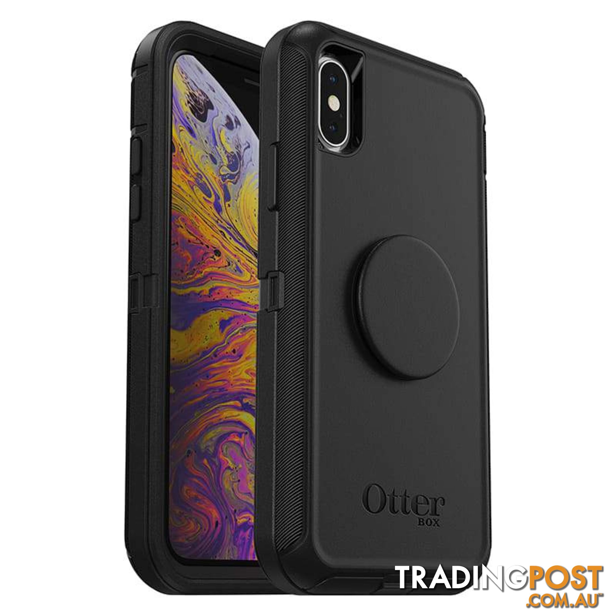 OtterBox Otter + Pop Defender Case For iPhone Xs Max - OtterBox - Black - 660543498872