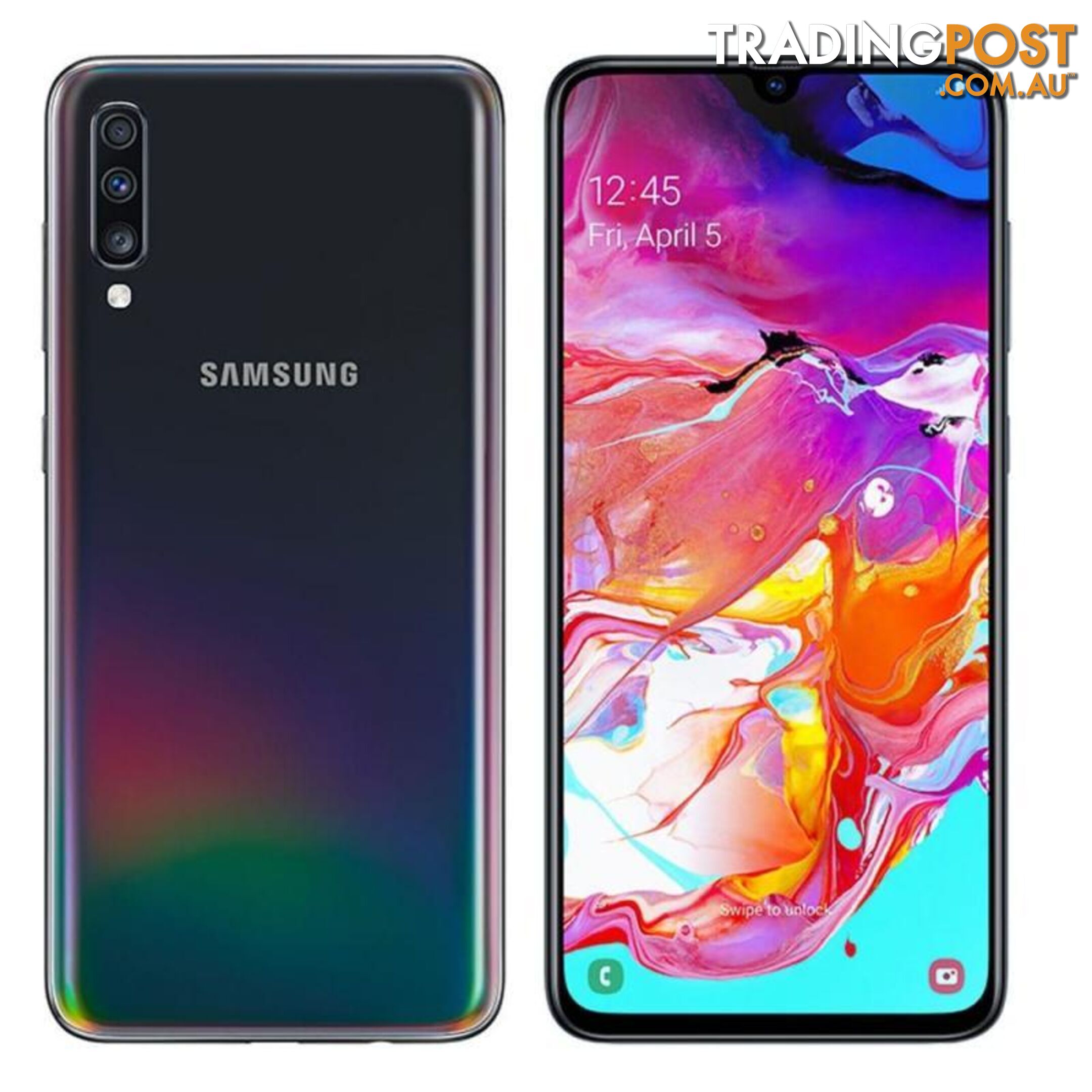 Samsung Galaxy A70 (6.7", 32MP, 4500mAh, 128GB/6GB) Brandnew - Black