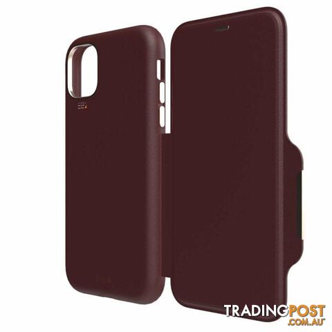 EFM Monaco D3O Leather Wallet Case Armour For iPhone XR|11 - EFM - Ocean Blue - 9319655073842 - photo 2 of 7