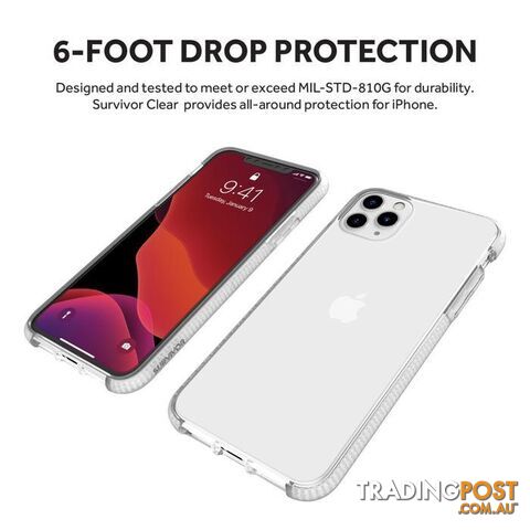 Griffin Survivor Clear for iPhone 11 Pro Max - Clear - Griffin - Black - 191058106902 - photo 4 of 7