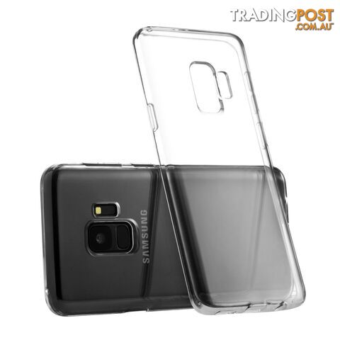 Soft Silicone Rubber Case - Clear for Samsung Galaxy S9+ - OZ