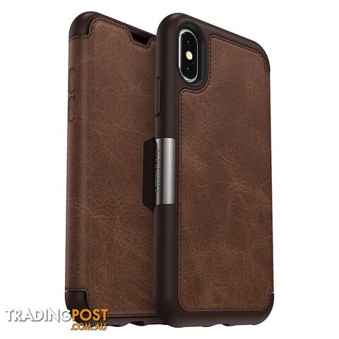 OtterBox Strada Case For iPhone Xs Max - OtterBox - Espresso - 660543473961