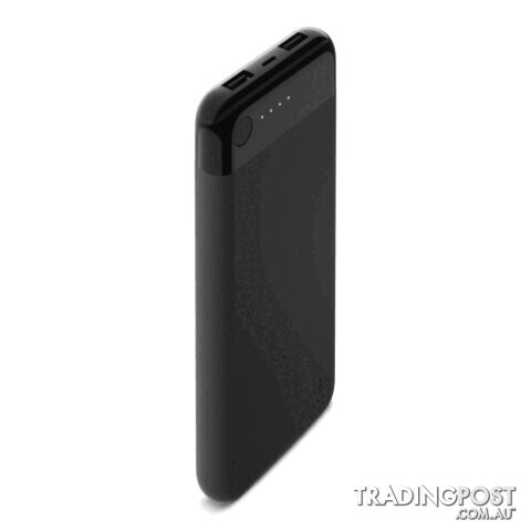 Belkin BOOSTCHARGE Power Bank 10K With Lightning Connector - Black - Belkin - 745883766079