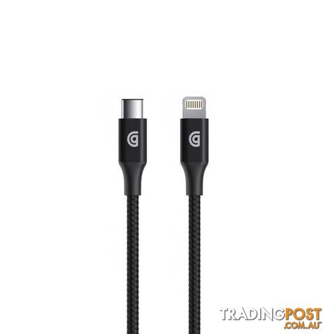 Griffin Premium USB-C to Lightning Cable - 3FT - Black - Griffin - 191058066466