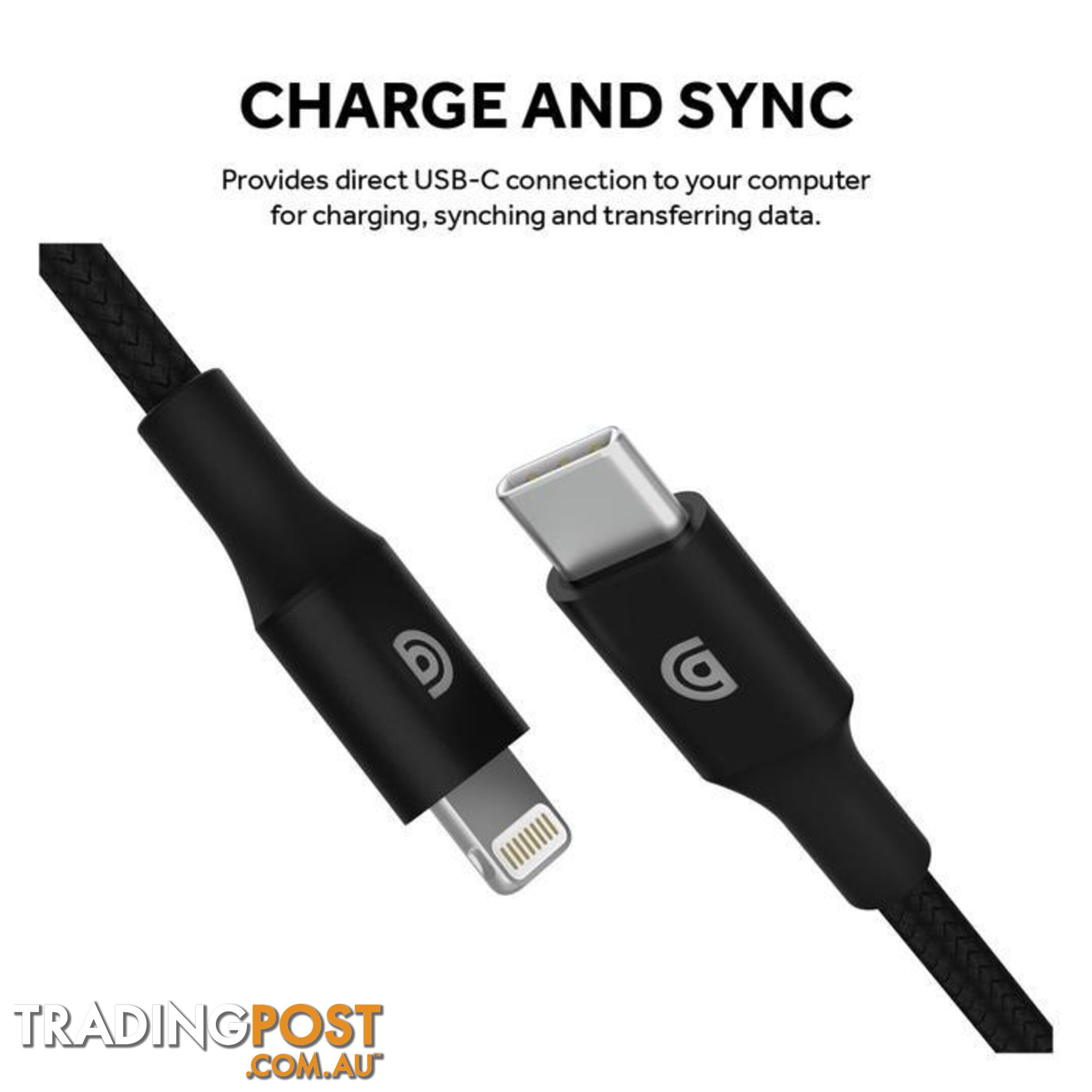 Griffin Premium USB-C to Lightning Cable - 3FT - Black - Griffin - 191058066466