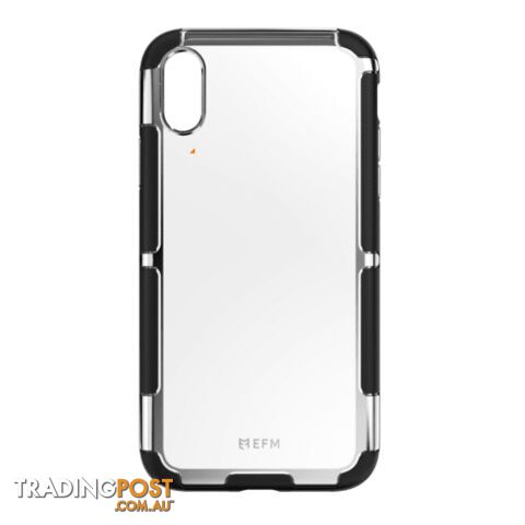 EFM Cayman D3O Case Armour For iPhone XR - Silver Trim - EFM - 9319655065489