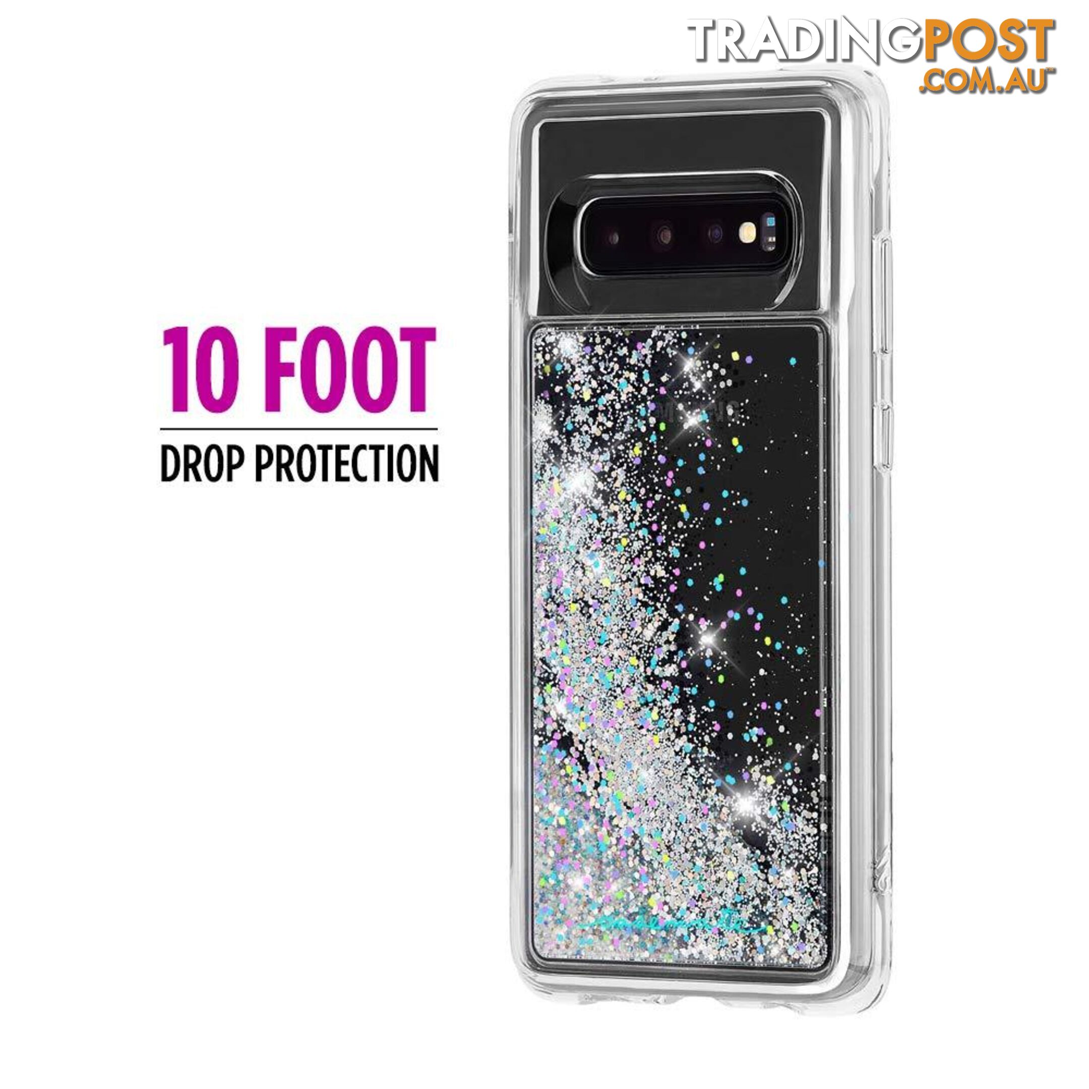 Case-Mate Waterfall Case For Samsung Galaxy S10 - Case-Mate - Gold - 846127183291