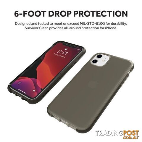 Griffin Survivor Clear for iPhone 11 - Black - Griffin - Bronze Green - 191058106728 - photo 4 of 7