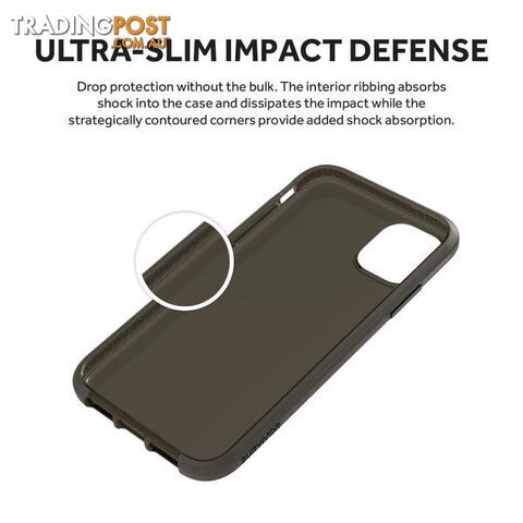 Griffin Survivor Clear for iPhone 11 - Black - Griffin - Bronze Green - 191058106728 - photo 2 of 7