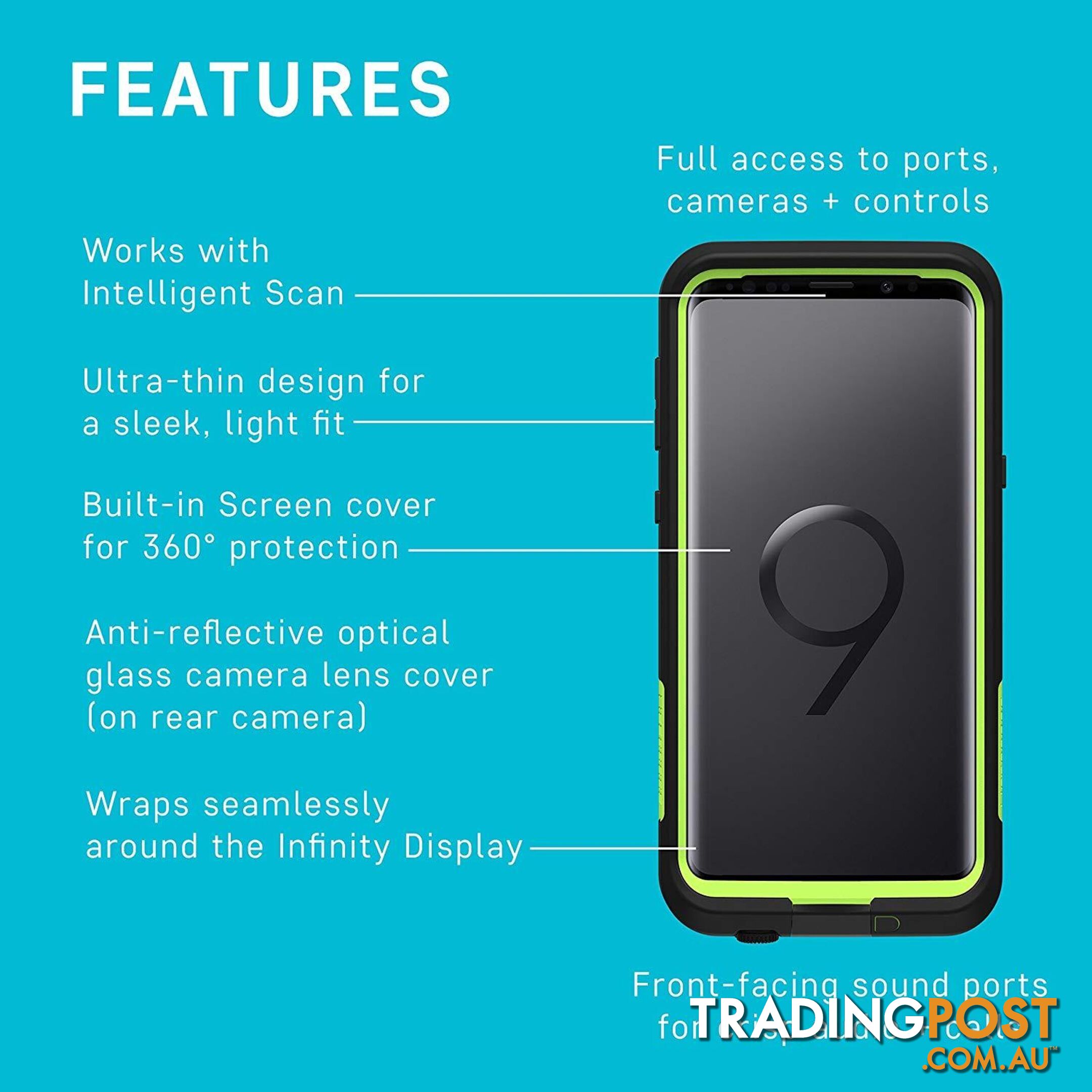 LifeProof Fre Case For Samsung Galaxy S9 - LifeProof - Drop In - 660543443650