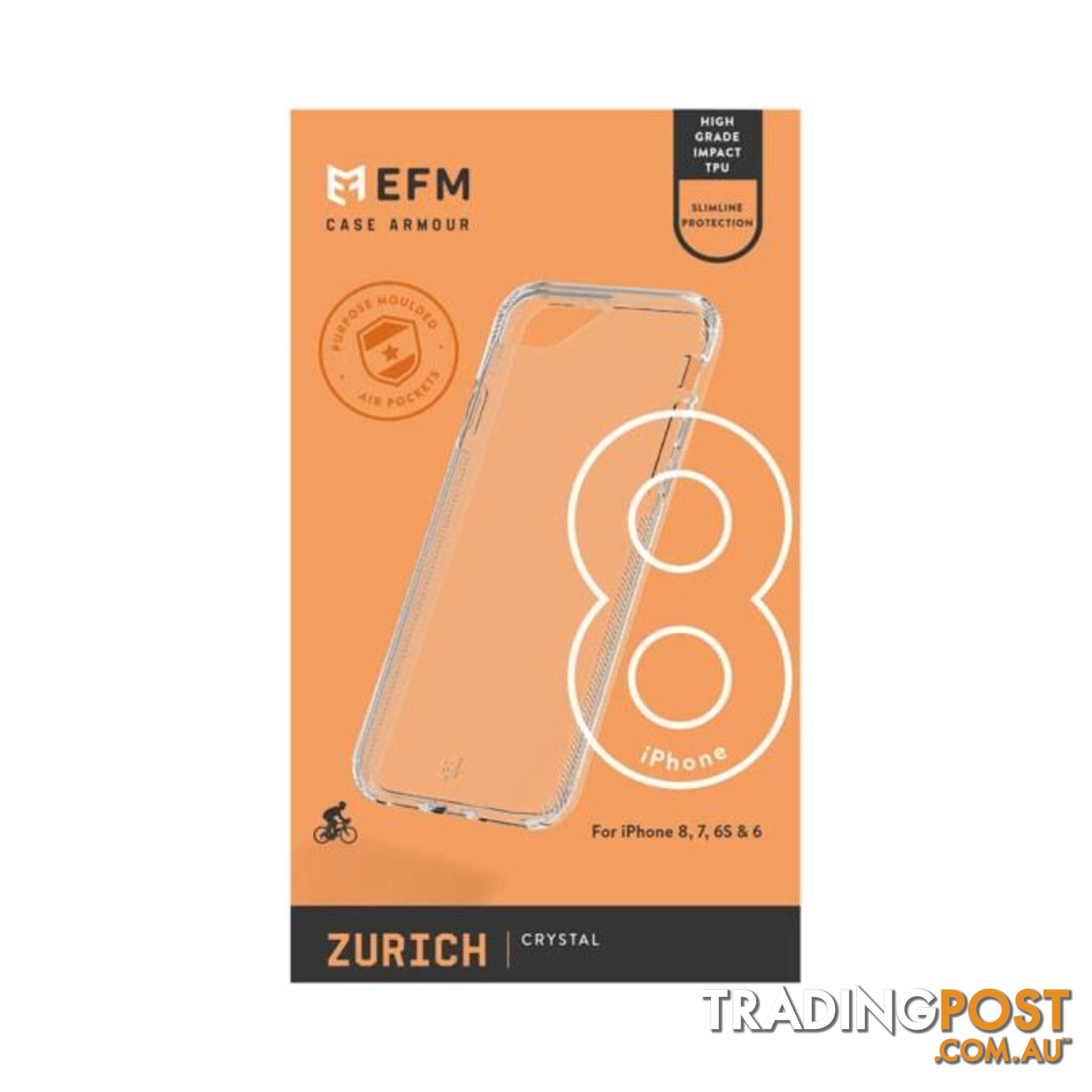 EFM Zurich Case Armour For iPhone 6/6s/7/8/SE - EFM - Jet Black - 9319655060101