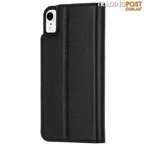 Case-Mate Wallet Folio Minimalist Case For iPhone XR - Case-Mate - Black - 846127180054