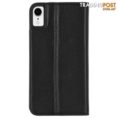 Case-Mate Wallet Folio Minimalist Case For iPhone XR - Case-Mate - Black - 846127180054