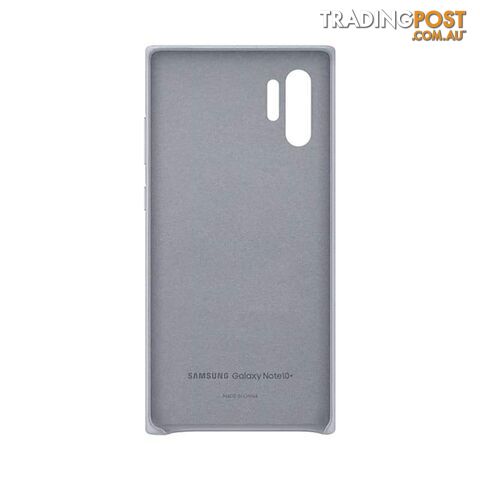 Samsung Leather Cover For Samsung Galaxy Note 10+ - Samsung - Grey - 8806090027659