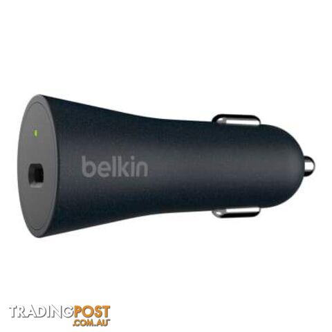 Belkin BOOSTCHARGE USB-C Car Charger Plus Cable With Quick Charge - Black - Belkin - 745883772575