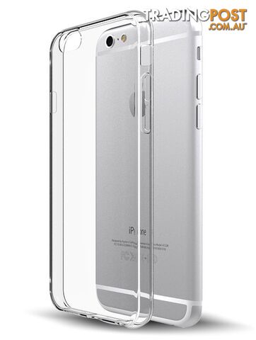 Soft Silicone Rubber Case - Clear for iPhone 6 Plus/6S Plus - OZ