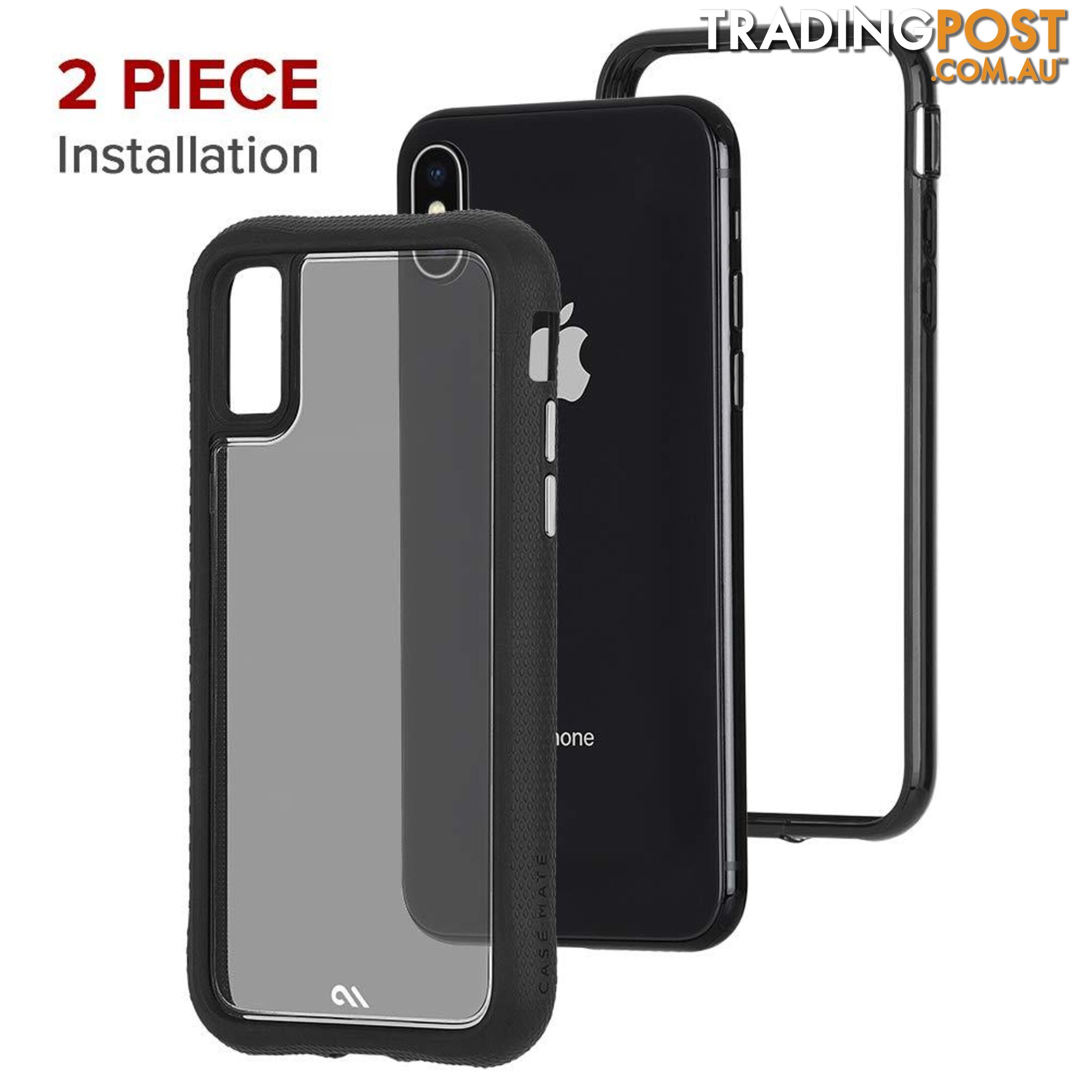 Case-Mate Translucent Protection Case For iPhone X/XS - Case-Mate - Black - 846127179546