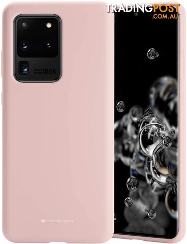 Goospery Mercury Soft Feeling Jelly Case for Samsung Galaxy S20 Ultra - Goospery - Pink Sand