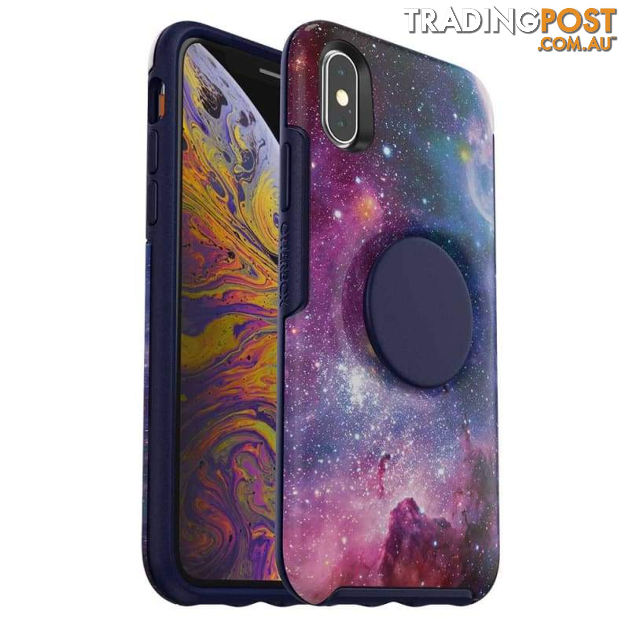 OtterBox Otter + Pop Symmetry Case For iPhone X/Xs - OtterBox - White Nebula - 660543498018