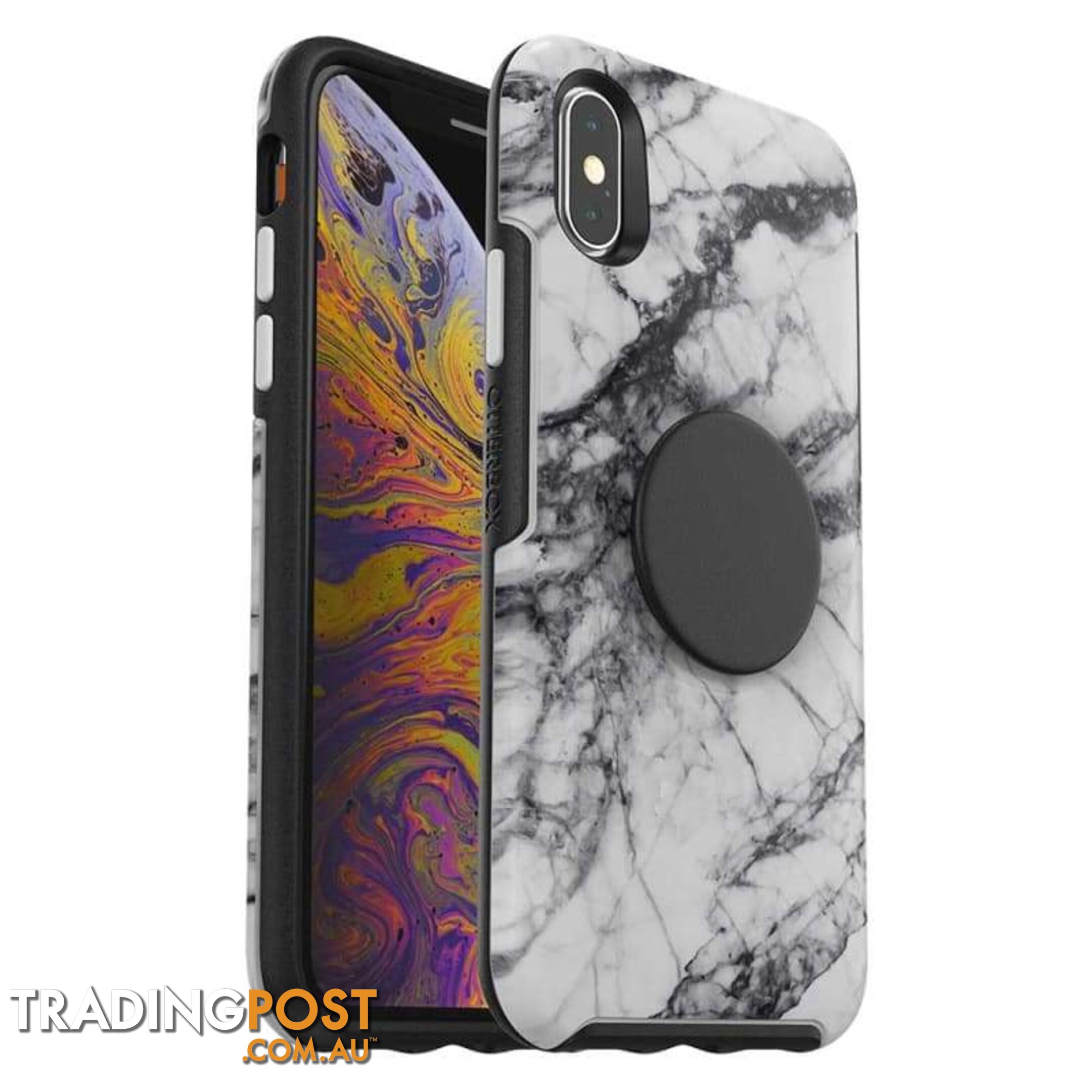 OtterBox Otter + Pop Symmetry Case For iPhone X/Xs - OtterBox - White Nebula - 660543498018