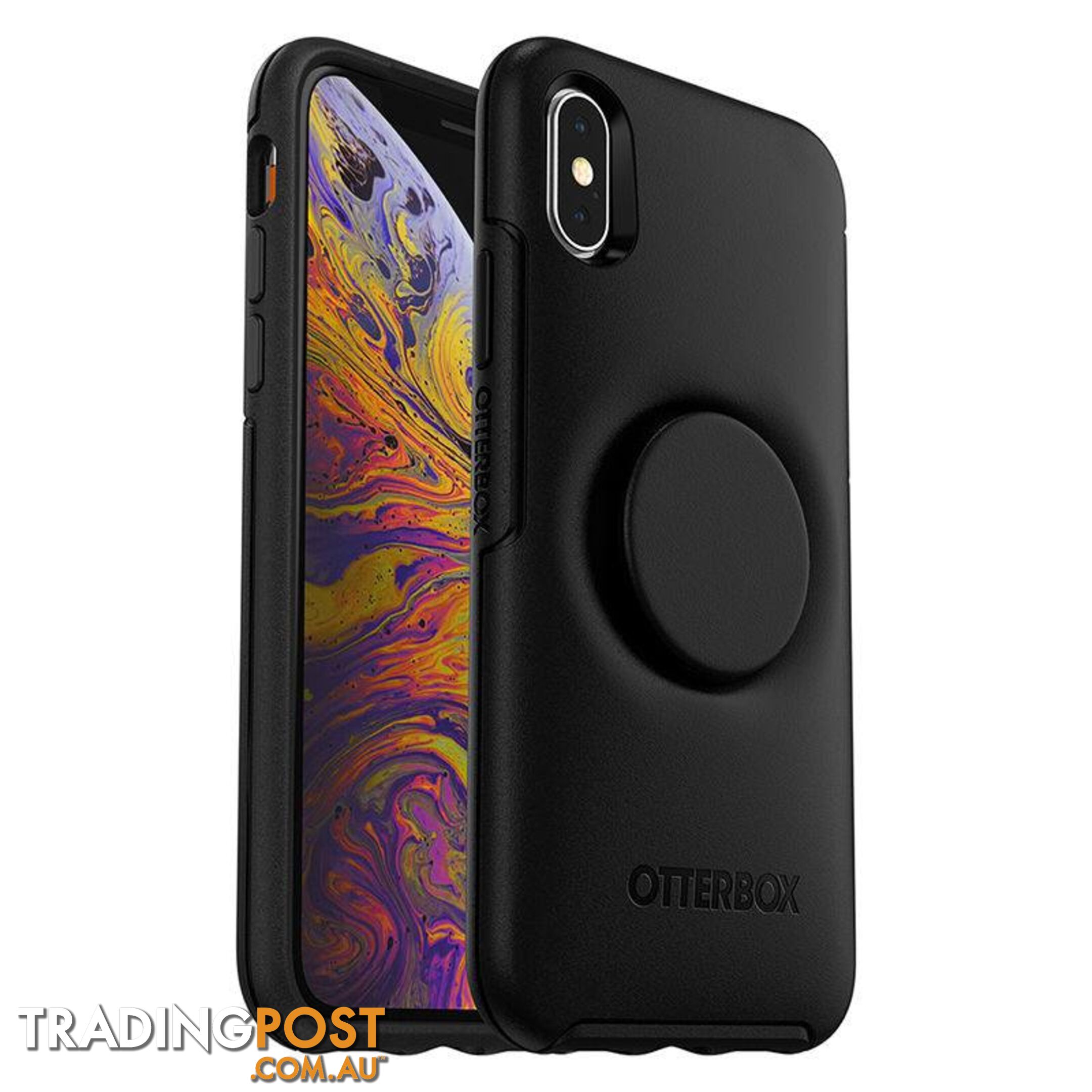 OtterBox Otter + Pop Symmetry Case For iPhone Xs Max - OtterBox - Black - 660543497592