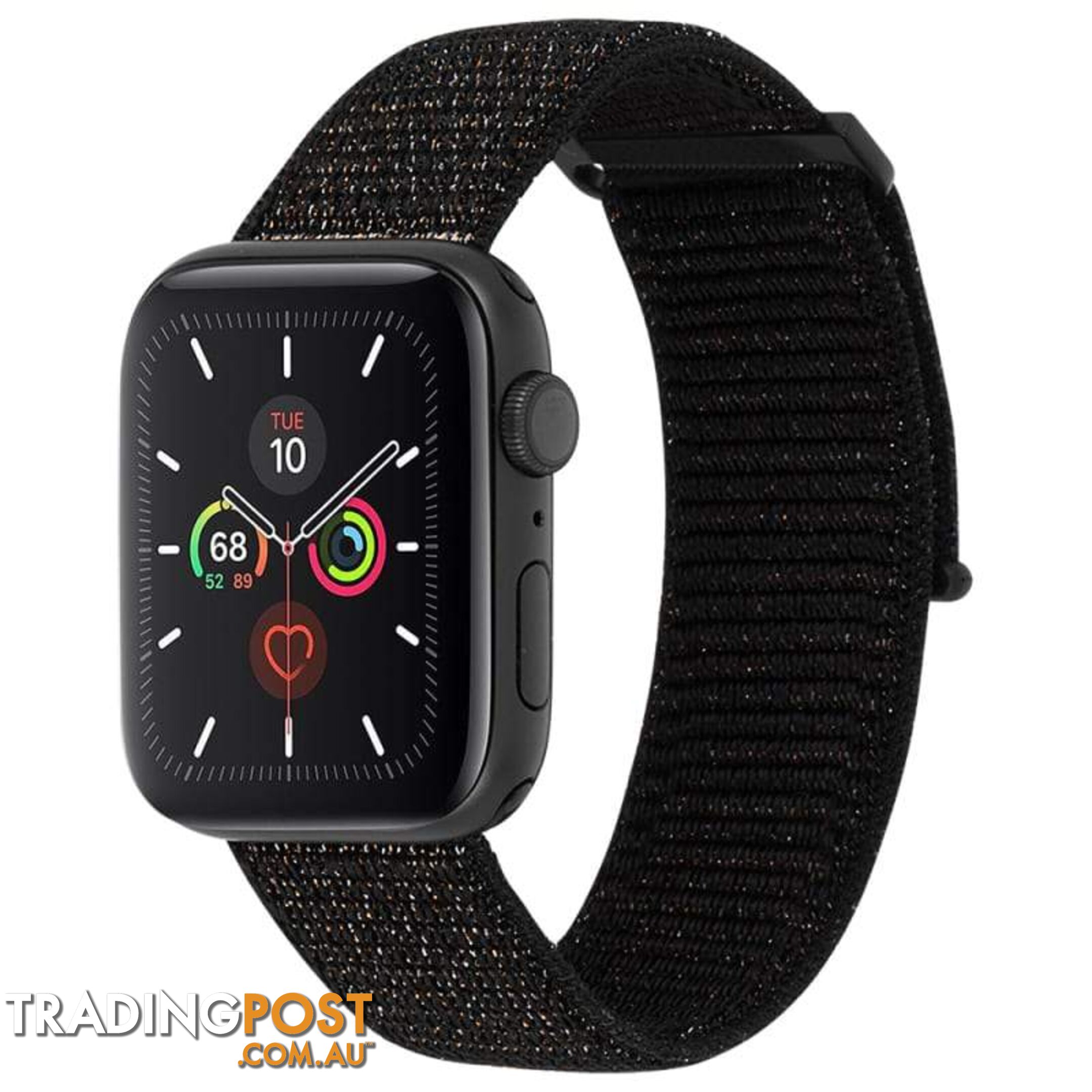 Case-Mate Nylon Watch Band For Apple Watch Series 1-5/38-40mm - Case-Mate - Nylon Black - 846127190442