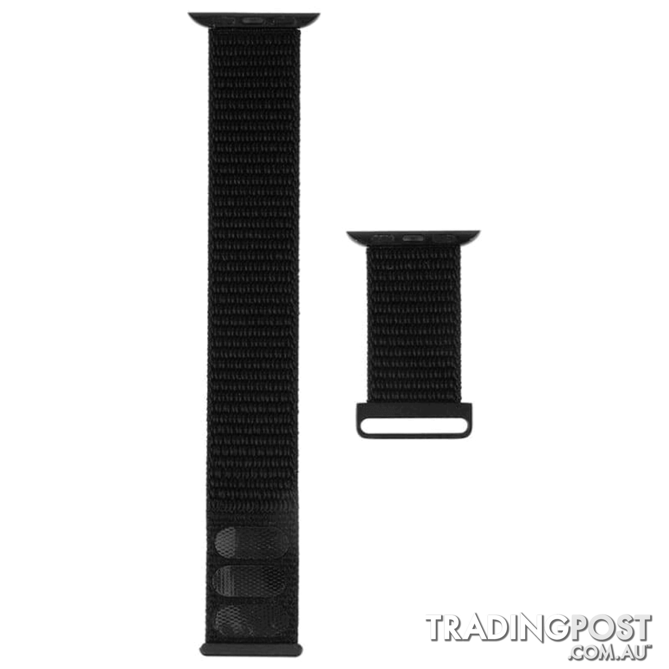 Case-Mate Nylon Watch Band For Apple Watch Series 1-5/38-40mm - Case-Mate - Nylon Black - 846127190442