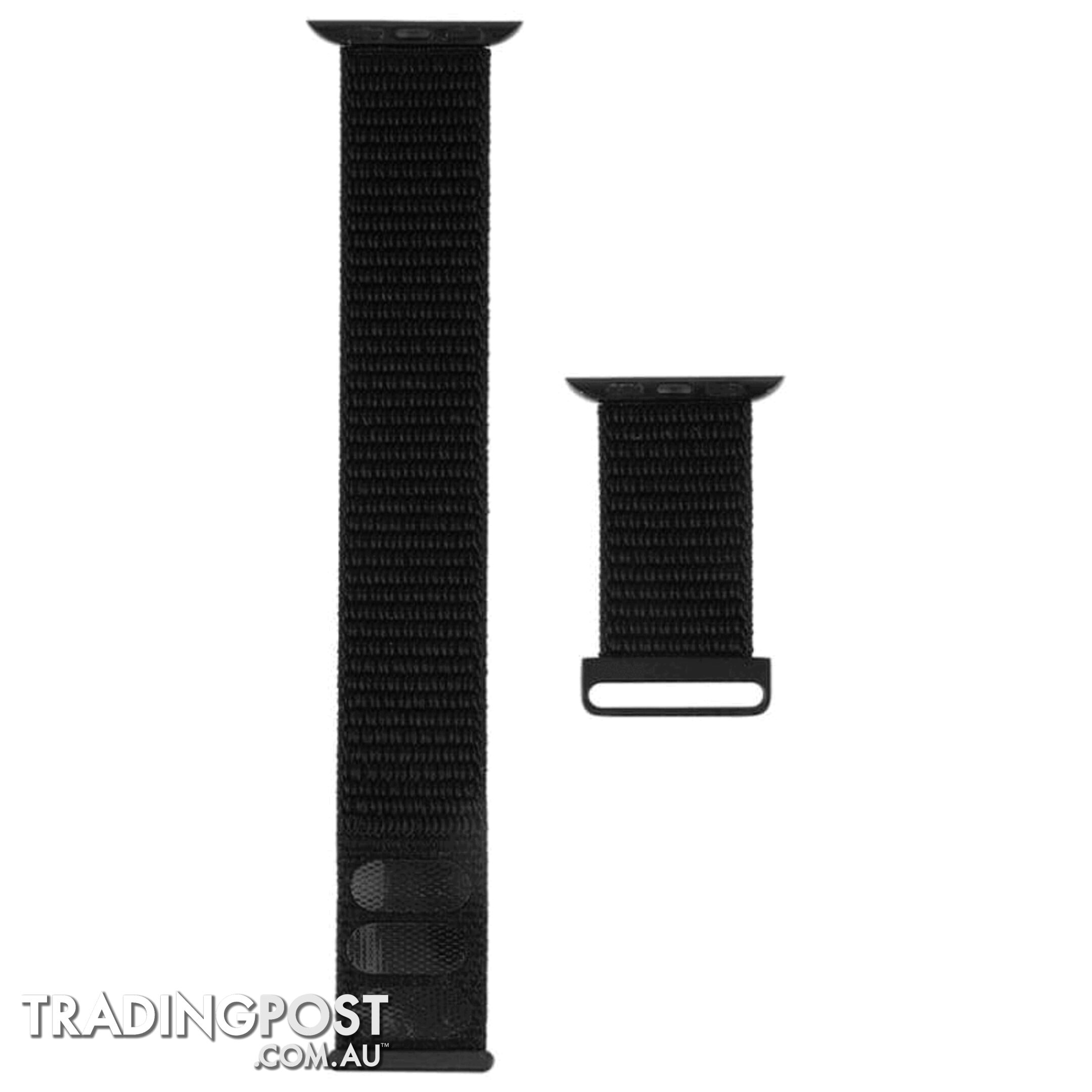 Case-Mate Nylon Watch Band For Apple Watch Series 1-5/38-40mm - Case-Mate - Nylon Black - 846127190442