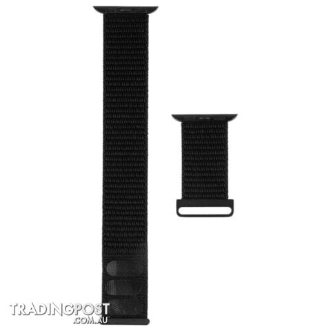 Case-Mate Nylon Watch Band For Apple Watch Series 1-5/38-40mm - Case-Mate - Nylon Black - 846127190442