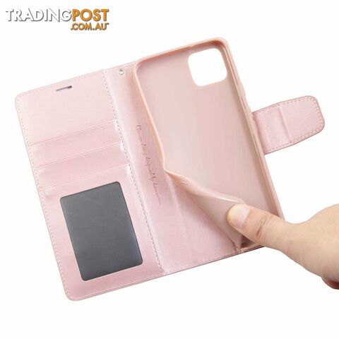 HANMAN Magnetic Wallet Leather Card Flip Case Stand Cover For Google Pixel 4 XL - Hanman - Black - photo 2 of 4