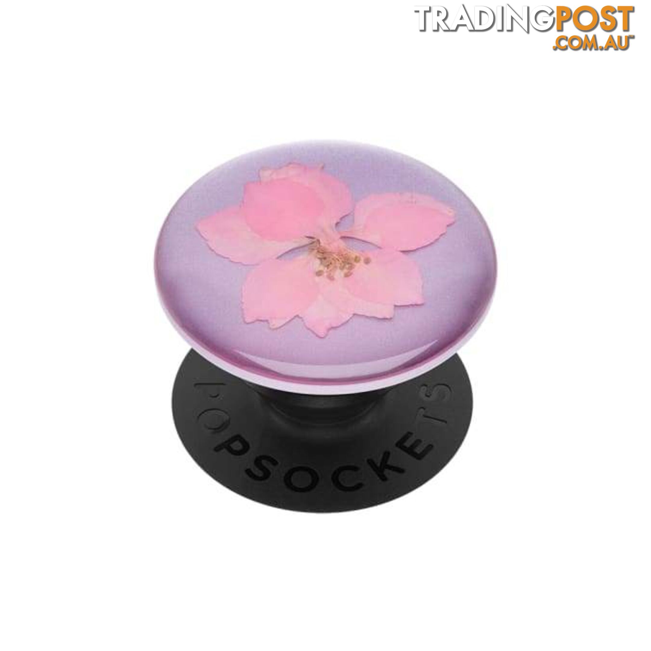 PopGrip Premium (Gen 2) Pressed Flower Delphinium Pink - PopSockets - 842978144887