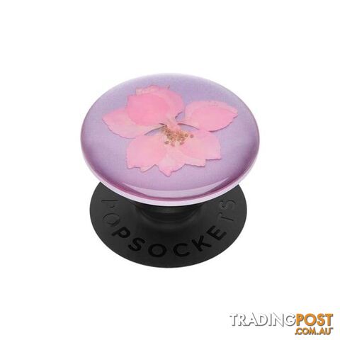 PopGrip Premium (Gen 2) Pressed Flower Delphinium Pink - PopSockets - 842978144887